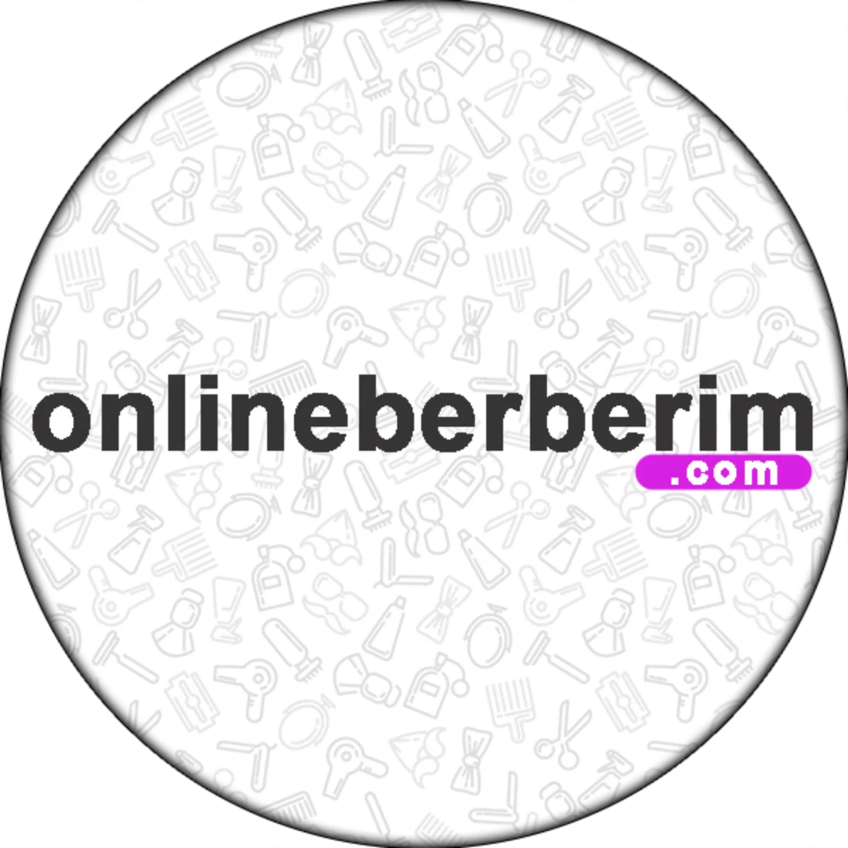 Online Berberim Randevu Sistemi Logosu